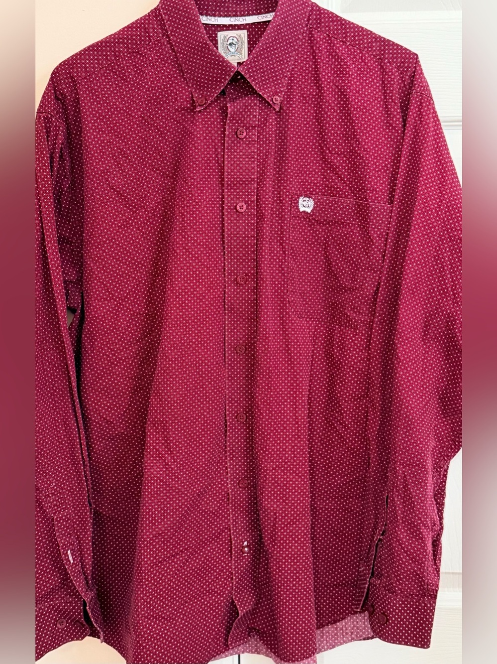 Cinch 100% Cotton Multicolor Men’s M Long Sleeve Button Down Shirt